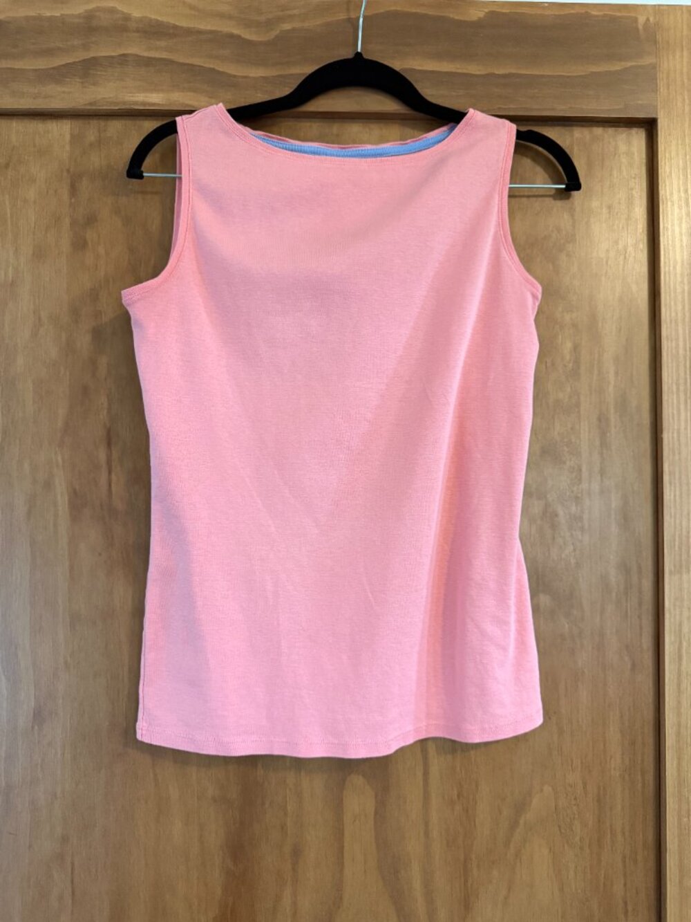 Talbots 100% Cotton Tank in Peach Size S